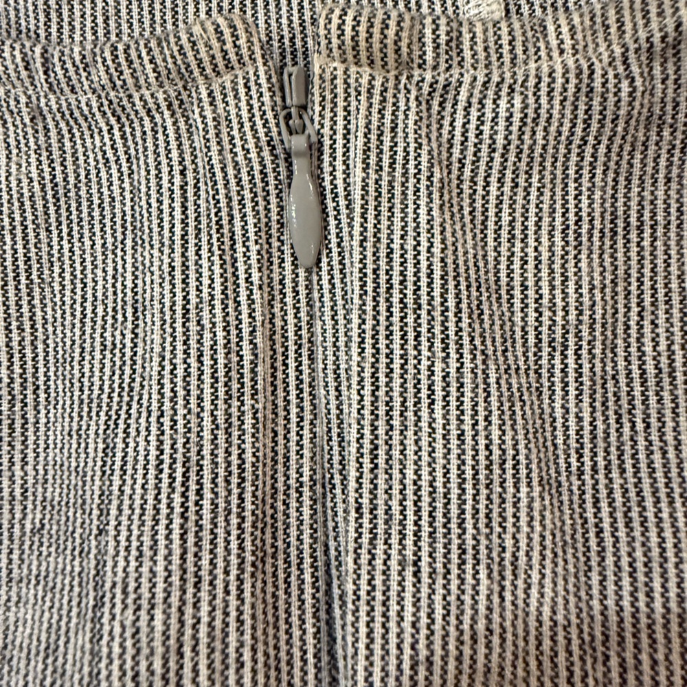 Eileen Fisher Sleeveless Linen Blend Jumpsuit Gray Wide Leg Sustainable Size M - Picture 10 of 12